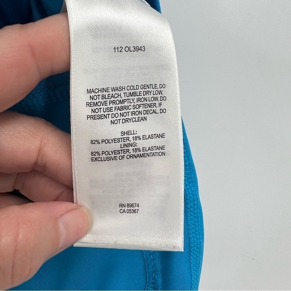 Mountain Hardware Turquoise Blue Athletic Skort Skirt Short Size S - Picture 6 of 6